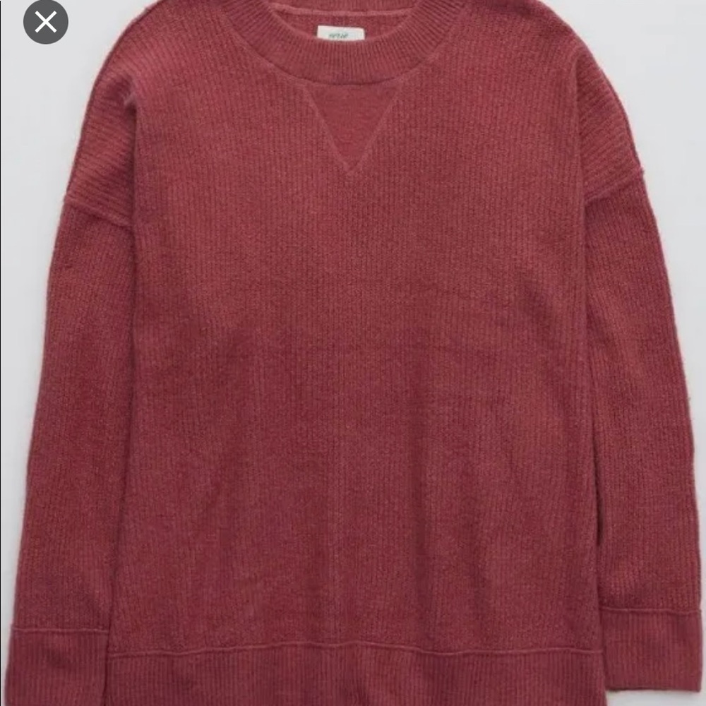 Aerie Cozy Up Ribbed Sweater